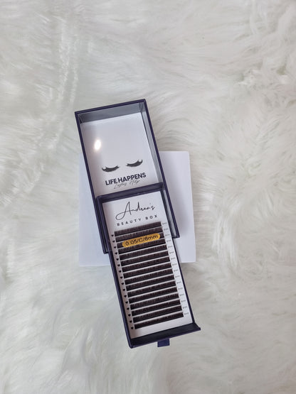Pre made Angel/Wet set lash trays