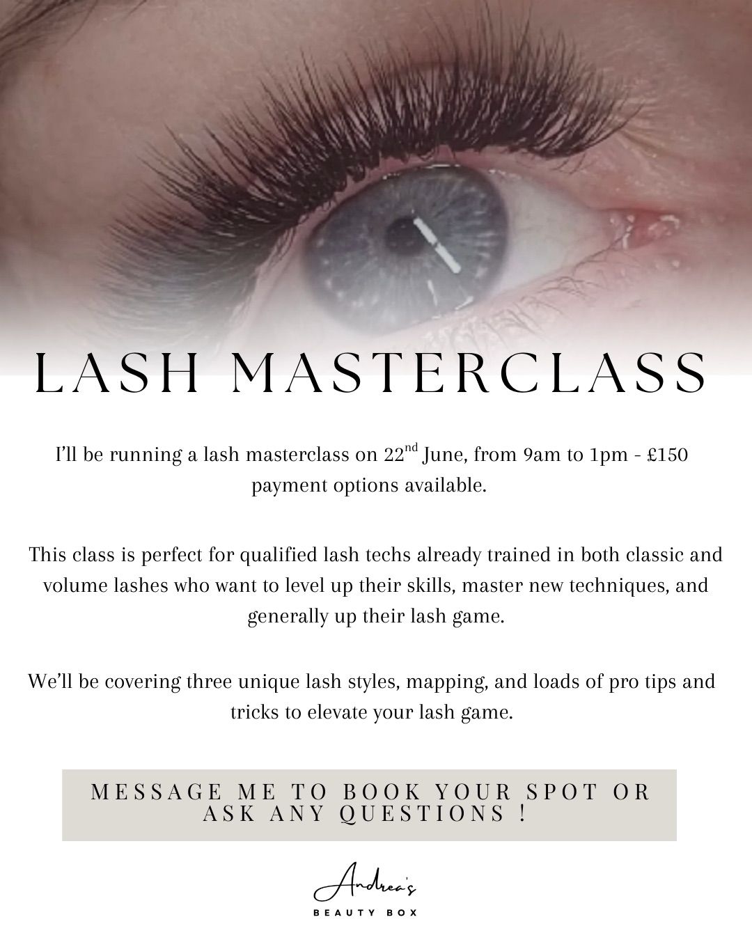 Lash master class