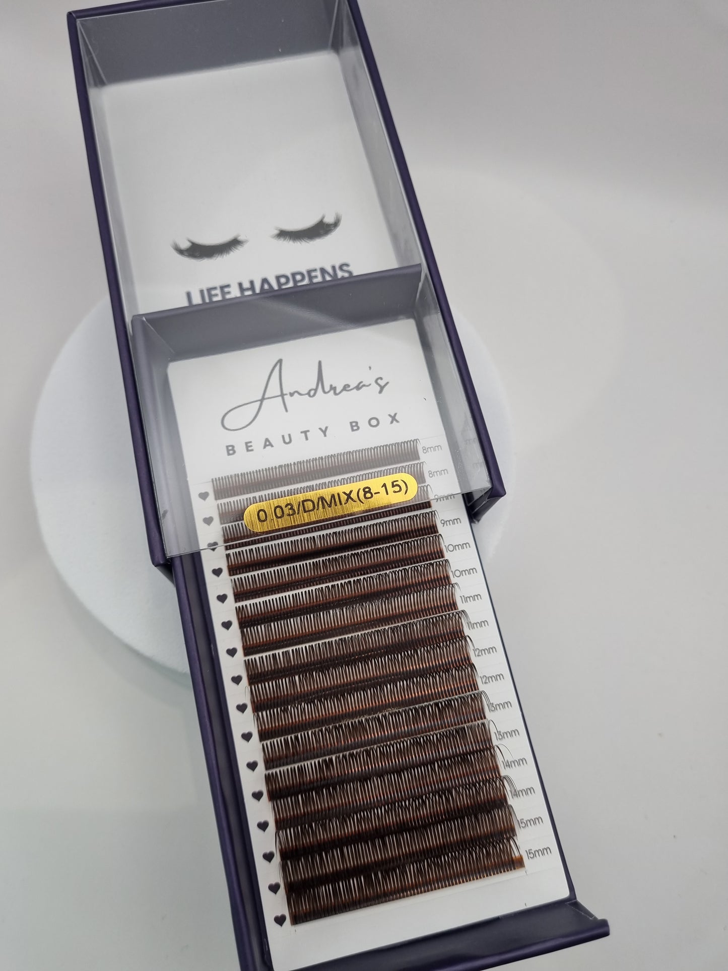 Pre made Angel/Wet set lash trays